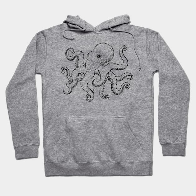 Octopus Hoodie by Artardishop